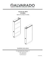 Предварительный просмотр 1 страницы Alvarado SU2000 Installation Instructions Manual