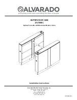 Preview for 1 page of Alvarado SU3000 Installation Instructions Manual