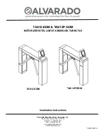 Alvarado TAS12-EDM Installation Instructions Manual preview