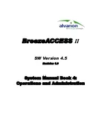 Preview for 125 page of Alvarion BreezeACCESS II System Manual