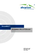 Alvarion BreezeMAX PRO CPE Manual preview