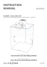 Предварительный просмотр 1 страницы ALVEO3D PrintBOX-440 Instruction Manual