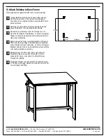 Preview for 2 page of Alvin Drafting Table Assembly Instructions