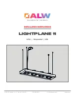 ALW LIGHTPLANE 11 Installation Instructions Manual предпросмотр