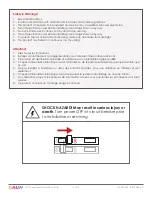 Предварительный просмотр 2 страницы ALW LIGHTPLANE 11 Installation Instructions Manual