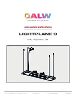 Предварительный просмотр 1 страницы ALW LIGHTPLANE 9 Installation Instructions Manual