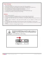 Предварительный просмотр 2 страницы ALW LIGHTPLANE 9 Installation Instructions Manual