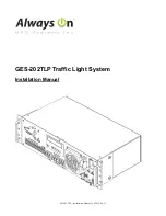 Preview for 1 page of Always On GES-202TLP Installation Manual