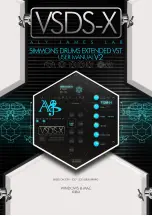 Aly James Lab VSDS-X SIMMONS DRUMS EXTENDED VST User Manual preview