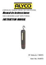 Предварительный просмотр 1 страницы ALYCO 190573 Instruction Manual