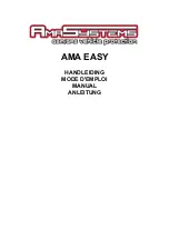 Предварительный просмотр 1 страницы Ama Systems AMA EASY R5.01 Manual