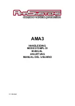 Предварительный просмотр 1 страницы Ama Systems AMA3 Manual