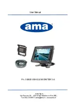 Preview for 1 page of AMA 55800 User Manual