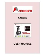 Amacam AM-M80 User Manual preview