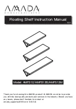 Amada Homefurnishing AMFS12 Instruction Manual preview