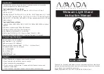 Предварительный просмотр 1 страницы Amada AMWS04 Instruction Manual