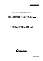 Amada ML-3015AS Operation Manual preview