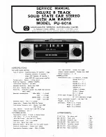 Amalgamated Wireless PU-601A Serivce Manual preview