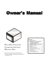 Amana 12695301 Owner'S Manual preview