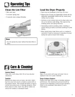 Предварительный просмотр 7 страницы Amana 2200672 Use & Care Manual