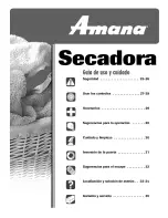 Предварительный просмотр 25 страницы Amana 2200672 Use & Care Manual