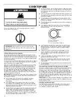 Preview for 6 page of Amana 5509105 User Instructions