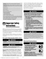 Preview for 2 page of Amana 8113P553-60 Use & Care Manual