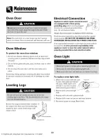 Preview for 20 page of Amana 8113P553-60 Use & Care Manual