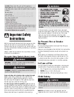 Preview for 2 page of Amana 8113P596-60 Use And Care Manual