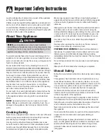 Preview for 3 page of Amana 8113P596-60 Use And Care Manual