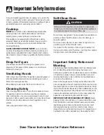 Preview for 4 page of Amana 8113P596-60 Use And Care Manual