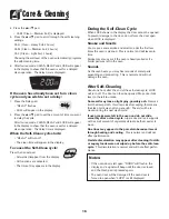 Preview for 17 page of Amana 8113P596-60 Use And Care Manual