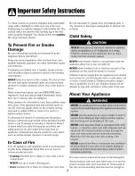 Preview for 3 page of Amana 8113P732-60 Use & Care Manual