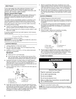 Предварительный просмотр 4 страницы Amana A2RXNMFWB02 User Instructions