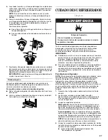 Предварительный просмотр 27 страницы Amana A8WXNGFWH User Instructions