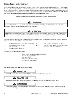 Preview for 2 page of Amana AAC051FRB Service Manual