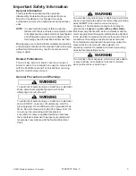 Preview for 3 page of Amana AAC051FRB Service Manual