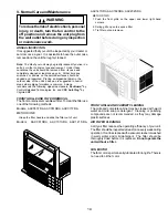 Предварительный просмотр 14 страницы Amana AAC051SRA Owner'S Manual