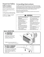 Предварительный просмотр 31 страницы Amana AAC081SRB Service Service Manual