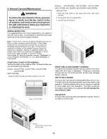 Предварительный просмотр 40 страницы Amana AAC081SRB Service Service Manual