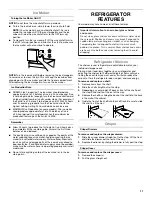 Preview for 11 page of Amana AART308FFDM User Instructions