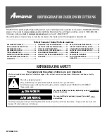 Amana ABB1921BR User Instructions предпросмотр