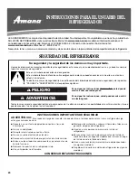 Предварительный просмотр 20 страницы Amana ABB1921BR User Instructions