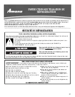 Предварительный просмотр 41 страницы Amana ABB1921BR User Instructions