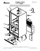 Amana ABB1921DEW15 Cabinet Parts предпросмотр