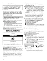 Предварительный просмотр 14 страницы Amana ABB1921FEW11 User Instructions