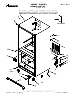 Amana ABB1922FED10 Cabinet Parts предпросмотр