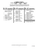 Предварительный просмотр 2 страницы Amana ABB2222FEB11 Parts List