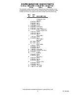 Предварительный просмотр 8 страницы Amana ABB2222FEB11 Parts List