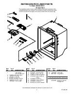 Предварительный просмотр 6 страницы Amana ABB2222FED10 Cabinet Parts